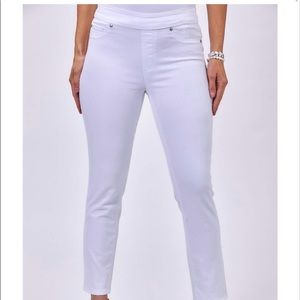 White Patchington pull on Ankle Jegging